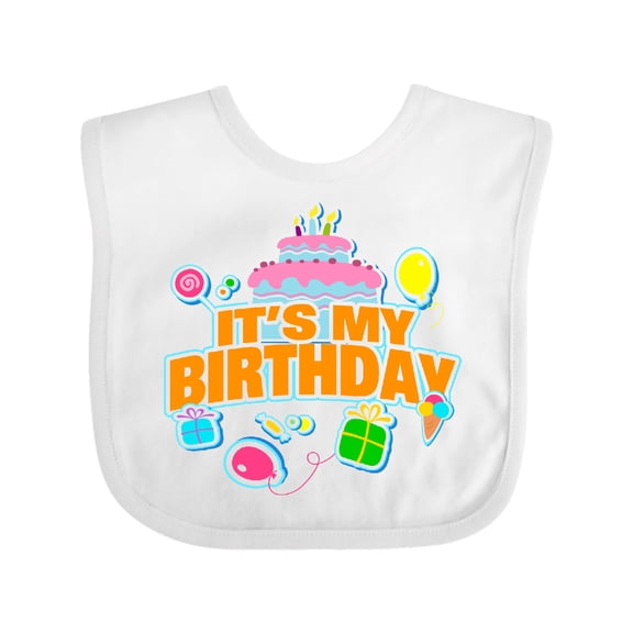 Inktastic It's My Birthday Boys or Girls Baby Bib