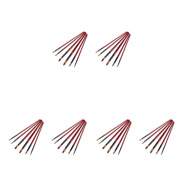 Inteprter Juego de 12 Uds. De bolígrafos de acuarela para el pelo de nailon, pinceles para pintar, pinceles para pintar, Kits profesionales, Type1 NO1
