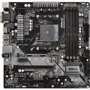 ASRock B450M PRO4 AM4 AMD B450 SATA 6Gb/s USB 3.1 HDMI Micro ATX AMD Motherboard