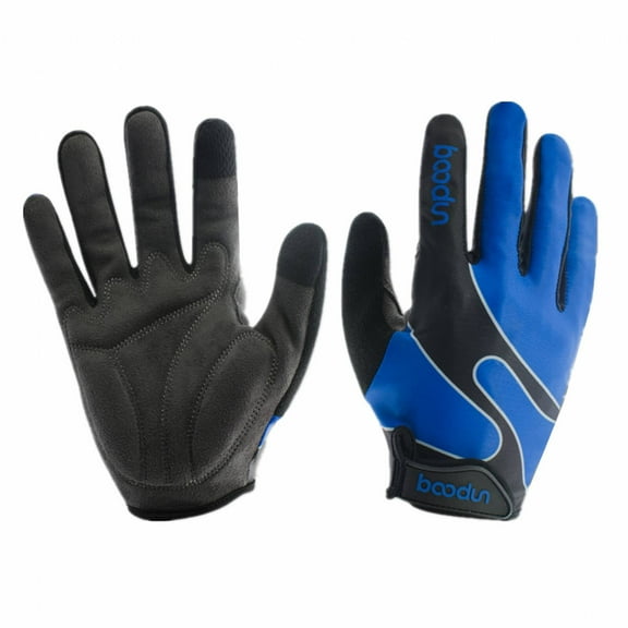 ACDANC 1Pairs Waterproof Gloves,Secure Fit Bike Gloves,Cold Weather Comfort Workout Gloves,S,Blue