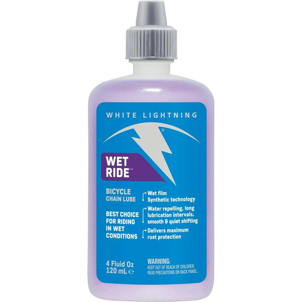 White Lightning Wet Ride Lube, 4oz Drip