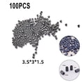 thumbnail image 4 of 100pcs Hollow Ferrite Hole Beads 3.5*3*1.5mm Anti-jamming Core EMI Filter Ring, 4 of 4