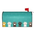 thumbnail image 2 of Gaeub Cute Cat Paw And Dog Waterproof and Sunproof Mailbox Protective Cover Magnetic Mailbox Protrective Cover for Outdoor Home Garden Decor - 25.5x21 in, 2 of 9