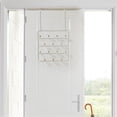 thumbnail image 1 of Organizador multiusos, blanco，Gancho en la parte posterior de la puerta de almacenamiento multicapa，Gancho de la puerta trasera, 1 of 3