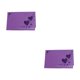 thumbnail image 1 of Naiovety 50 Uds. Pantalla de papel nombres de invitados con estilo con tarjetas de nombre de boda corazón ahuecado tarjeta de nombre de morado Morado oscuro 2Conjunto, 1 of 6