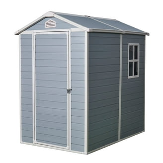 Suncast 52 cu. ft. Resin Vertical Storage Shed, Taupe, BMS4500