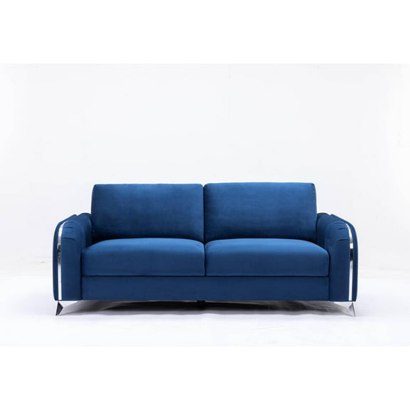 Acme Furniture Wenona Sofa, Blue Velvet
