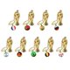 thumbnail image 3 of 1 llavero con forma de trofeo de fútbol de la Copa del Mundo de Qatar, accesorio para mochila, regalo de cumpleaños, recuerdo para fanáticos del fútbol (Inglaterra), 3 of 3