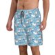 thumbnail image 2 of Balery Pelican Reed And Fish Traje de Baño Estilo Hawaiano para Hombre, Shorts de Secado Rápido con Bolsillos-3X-Large, 2 of 6