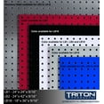 thumbnail image 4 of Triton Products® LocBoard (2) 24"W x 24"H x 9/16"D Epoxy, 18 Gauge Steel Square Hole Pegboards, 4 of 4