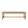 thumbnail image 2 of Anderson Teak Madison 59" Contemporary Teak Backless Bench in Brown, 2 of 2
