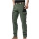 thumbnail image 1 of Pantalones largos para hombre, con bolsillos, color combinado, rectos, para exteriores, montañismo, versátiles, de poliéster, blusa y pantalón., 1 of 3