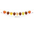 thumbnail image 3 of Happy Fall Banner Garland Fall Thanksgiving Mantle Decorations,Burlap Fall Maple Leaves Sign,Thanksgiving Banner,Fall Decorations for Mantle Fireplace,Garland Hanging Bunting, 3 of 5