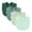 D, variant on 4Pcs Ruffled eeding Bib Soft Absorbent Baby Drooling Bib Fastener Button Design Burp Cloth for Infants and Toddler