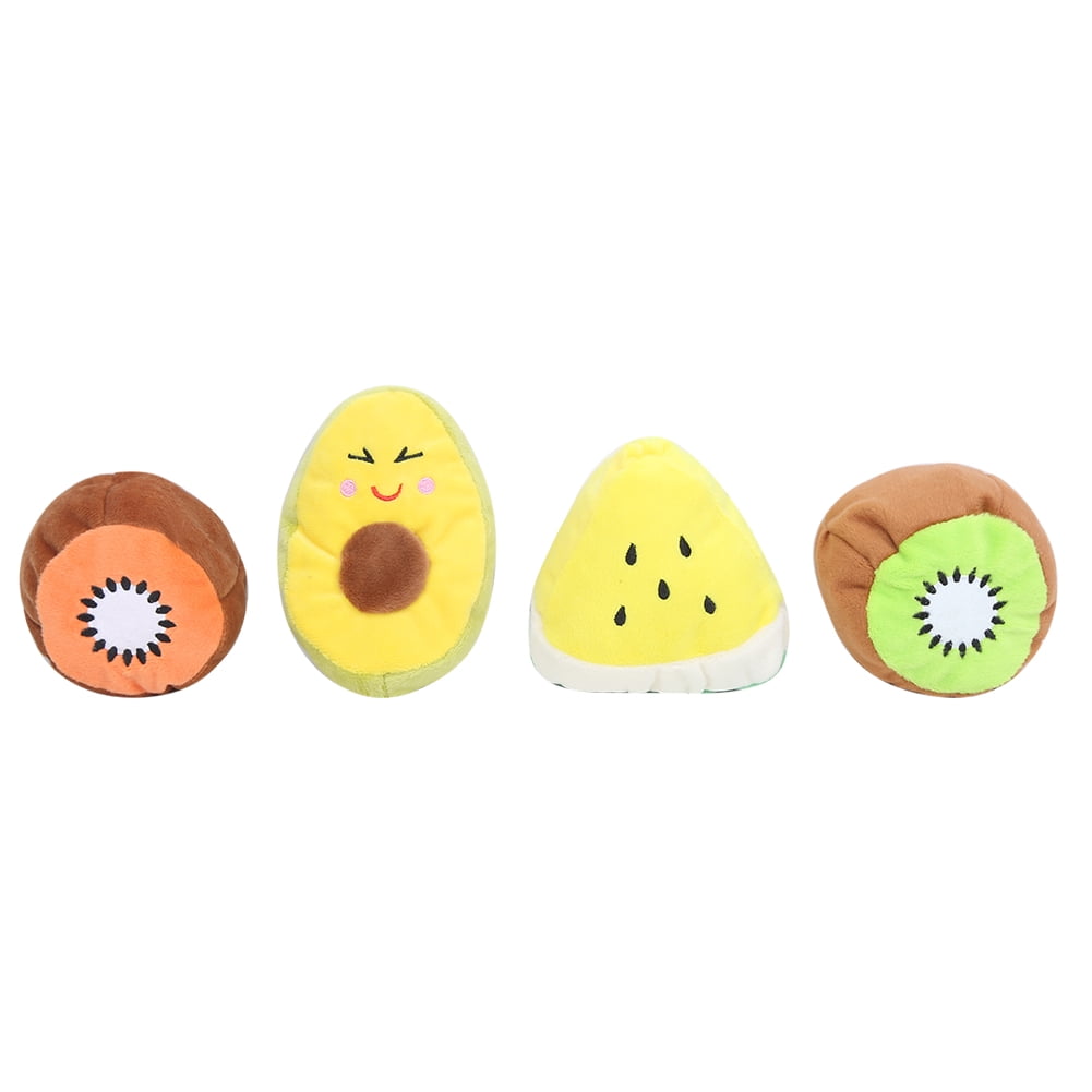 Dog Toys for Small Dog Squeaky Toys Puppy Toys 8 Pack Banana Dog Toy for Puppies Teething Cute Fruits Small Dog Toys Stuffed Plush Dog Toy Bundle Puppies Toys Pet Toys for Dogs