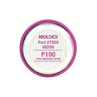 Moldex Filter,Magenta,Bayonet,PK2 7950
