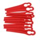 thumbnail image 3 of Riwesomey Recortadora de césped de plástico de 100 Uds., herramientas de cortacésped rojo, accesorios para cortacésped, Clip de repuesto para césped, Herramientas eléctricas Riwesomey TO1531-00B, 3 of 6