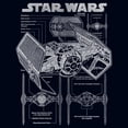 thumbnail image 2 of Girls Star Wars TIE Fighter Schematic T Shirt, 2 of 4