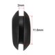 thumbnail image 2 of Uxcell Anillo de Junta de Alambre de 10 mm Grommets de Caucho Negro Paquete de 20, 2 of 5