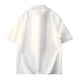 thumbnail image 5 of pstuiky camisetas de hombre, Blusa informal de manga corta con cuello vuelto y color liso para hombre camisetas de hombre l, 5 of 5