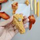 thumbnail image 2 of Imán de nevera Simulación creativa Comida Imanes de refrigerador 3D Pierna de pollo frito Hamburguesa de pollo frito Decoración magnética Decoración magnética Pasta de refrigerador Imán de refrigerado, 2 of 5
