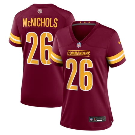 Women's Nike Jeremy McNichols Burgundy Washington Commanders Game Jersey