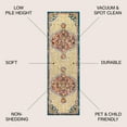 thumbnail image 3 of JONATHAN Y BOHEMIAN FLAIR 2 x 8 Runner Rug, Vintage Medallion - Cream/Orange, BMF101A-28, 3 of 4