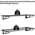 thumbnail image 2 of Telyswee 2 Pack Garage Storage Rack, Heavy-Duty Garage Wall Shelves, Wall Mounted Storage Shelves, Large Capacity Garage Storage Rack Shelves, Garage Wall Shelving, for Shop, Shed, 2 of 7