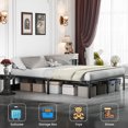thumbnail image 6 of LEVELEVE Premium Queen Size Bed Frame 14 Inch - Reinforced Metal Platform Bed with Strong Load-Bearing, Under Bed Clearance for Storage, No Box Spring Needed, Quick & Easy Setup, 6 of 6