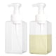 thumbnail image 2 of Paquete de 4 Dispensadores de Jabón En Espuma de 15 Onzas,Jabón Líquido Recargable Recargable,Contenedor de Botella de Bomba de Plástico Vacío de Jabón de Manos,Transparente 450 Ml, 2 of 5