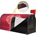thumbnail image 4 of Mailbox Cover Magnetic Valentine''s Day Paisley Heart Mail Wraps Cover Magnetic 18 x 21 Inch, 4 of 6