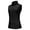 Black, variant on Off Road Ventures Womens Fleece Vests Outerwear Lightweight Sleeveless Hiking Vest With Zip Pockets