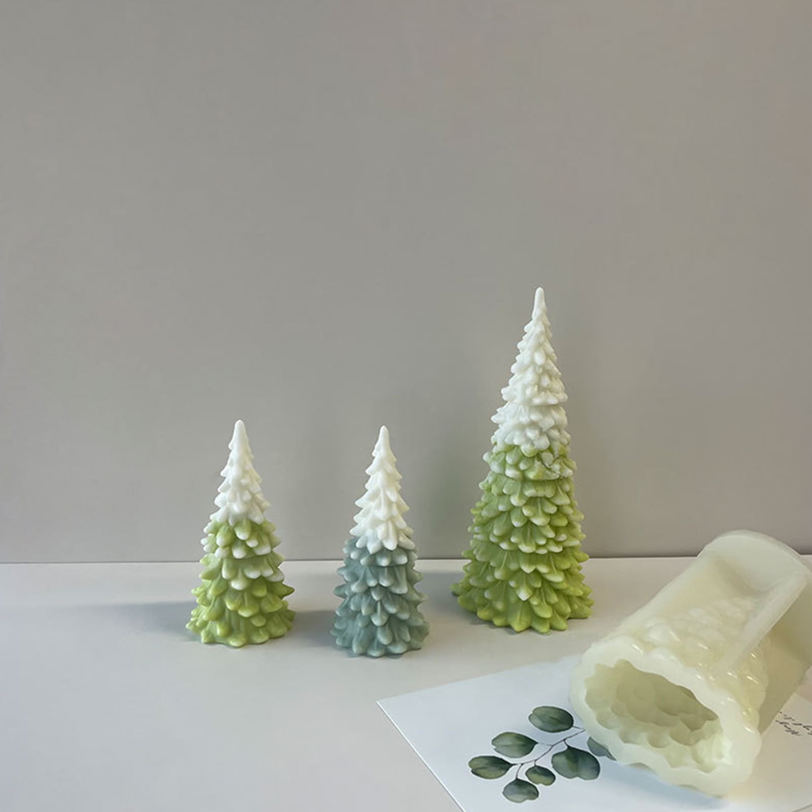 Christmas Tree Silicone Mold Tree Cake Decoration Mold Desktop Ornament Epoxy Resin Molds