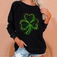 thumbnail image 2 of ZHYou Womens T-Shirts Valentine's Day Loose Fit Long Sleeve St. Patrick's Day Printed V-Neck Casual Soft Spring Summer Shirts,Black,Pink,Red,Gray,Khaki,S,M,L,XL,2XL ,3XL,Black,M, 2 of 5