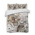 thumbnail image 2 of Quilts Twin XL Size, Country Owl Soft Comforter Bedding Set for Bed, Farmhouse Sping Floral Botanical Postmark Lightweight Quilted Bedspread with Pillow Cover(2 Pieces) for All Season, 68x98 Inch, 2 of 6