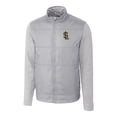 thumbnail image 2 of Men's Cutter & Buck Gray Salt Lake Bees Stealth Hybrid Quilted Full-Zip Windbreaker Jacket, 2 of 3