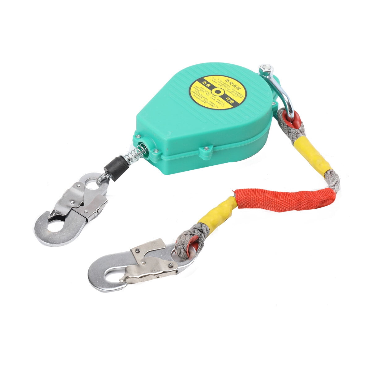 ECUTEE 23ft Self Retracting Lifeline Lanyard 330lbs Fall Arrester Fall Protection &Hook