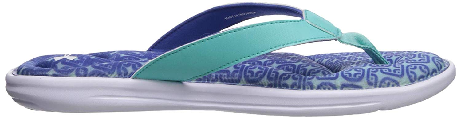 under armour women's marbella oval vi thong flip flops