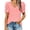Z-Coral, variant on UVN Womens Blouses Summer Crew Neck Vacation Shirt for Women Cap Sleeve Dressy Casual Pleated Tops