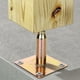 thumbnail image 4 of Gatos de piso ajustables de acero de alta resistencia para soporte temporal, extensibles de 100 a 150 mm, instalación versátil para escaleras, porches, terrazas y más, acero galvanizado con tornillos, 4 of 5