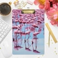 thumbnail image 7 of FMSHPON Flamingo Clipboard Hardboard Wood Nursing Clip Board and Pull for Standard A4 Letter 13x9 inches, 7 of 7