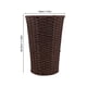 thumbnail image 2 of BESTYASH Bote De Basura Tejido Para Con Y Material Duradero Color Café, 2 of 6