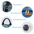 thumbnail image 5 of FORMRS Women's Travel Backpack Purse Anti-Theft Hidden Pockets Casual Shoulder Bag, Blue Cartoon Galaxy, 5 of 7