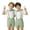 1-Green68, variant on Tiijoy Baby Boys Suit Floral Short Sleeve Shirt Suspenders Shorts Outfits, Sizes 1-8