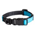 thumbnail image 3 of Cat Collar, Elastic, Safe, Not Breakaway, Adjustable, Comfortable, Reflective Light Blue, 3 of 8