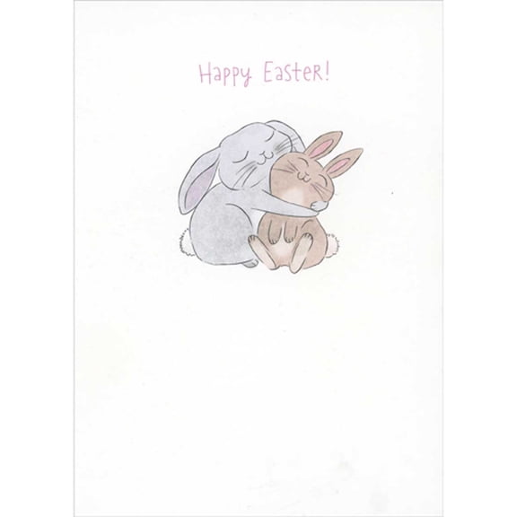 RSVP Greetings Hugging Bunnies: Hold Tight to All Things Wonderful Easter Card