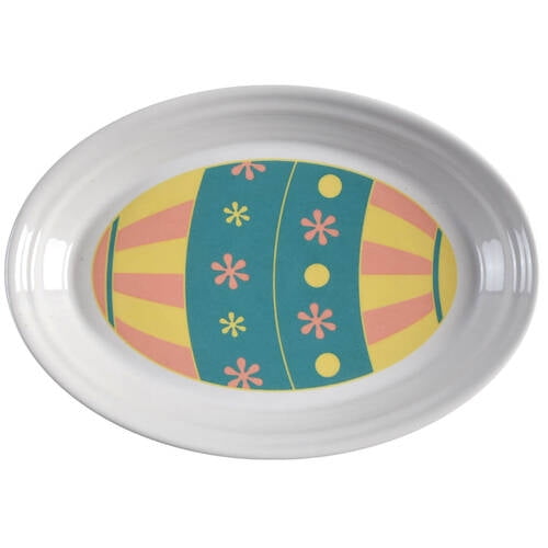 Open Box Fiesta Tableware Company Fiesta Easter Egg 9" Oval Serving Platter 12262168