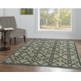 thumbnail image 2 of Linon Home Decor Platinum Area Rug Collection, Blue and Cream, 2' x 3', 2 of 3