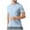 Light Blue, variant on Besolor Workout Shirts for Men Crewneck Short Sleeve Basic Tees Quick Dry Wicking Athletic Running Gym T-Shirts