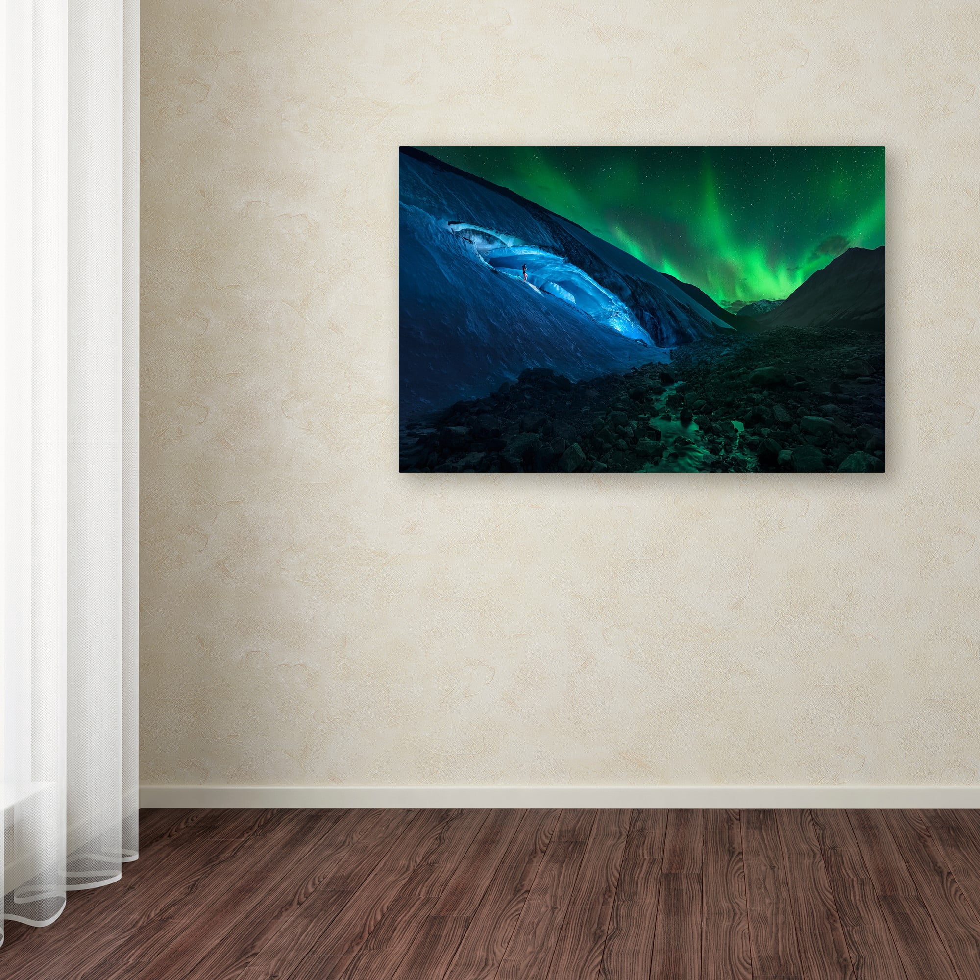 Trademark Fine Art 'Athabasca Cave' Canvas Art by Jesus M Garcia